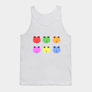 Colourful Frogs Tank Top